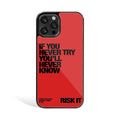Risk It Phone Cover | Glass Case