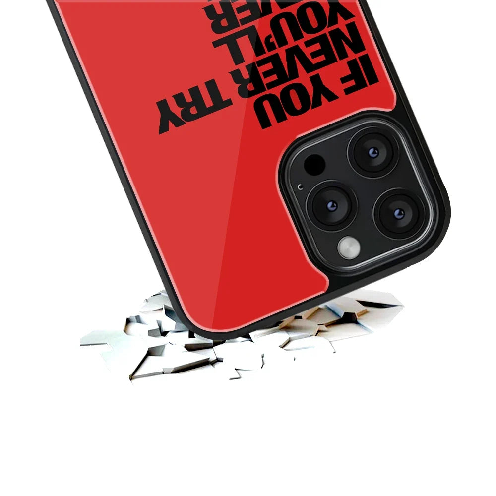 Risk It Phone Cover | Glass Case