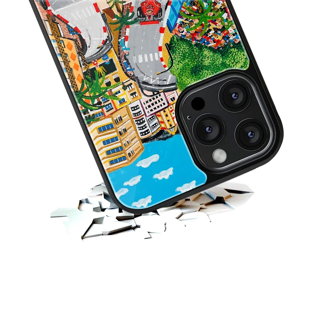 Riviera Race Phone Cover | Glass Case