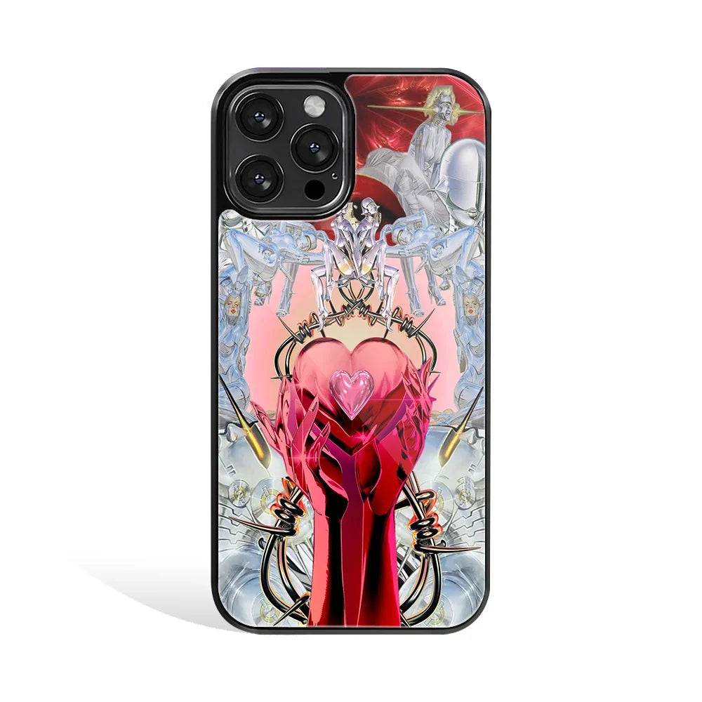 Robo Romance Phone Cover | Glass Case