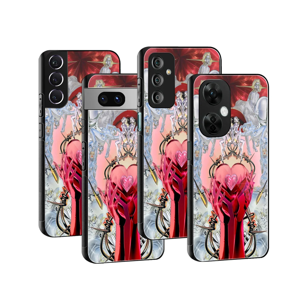 Robo Romance Phone Cover | Glass Case