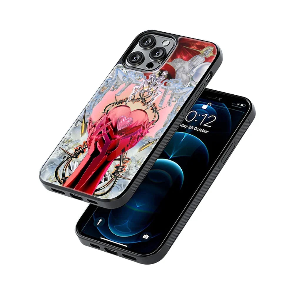 Robo Romance Phone Cover | Glass Case
