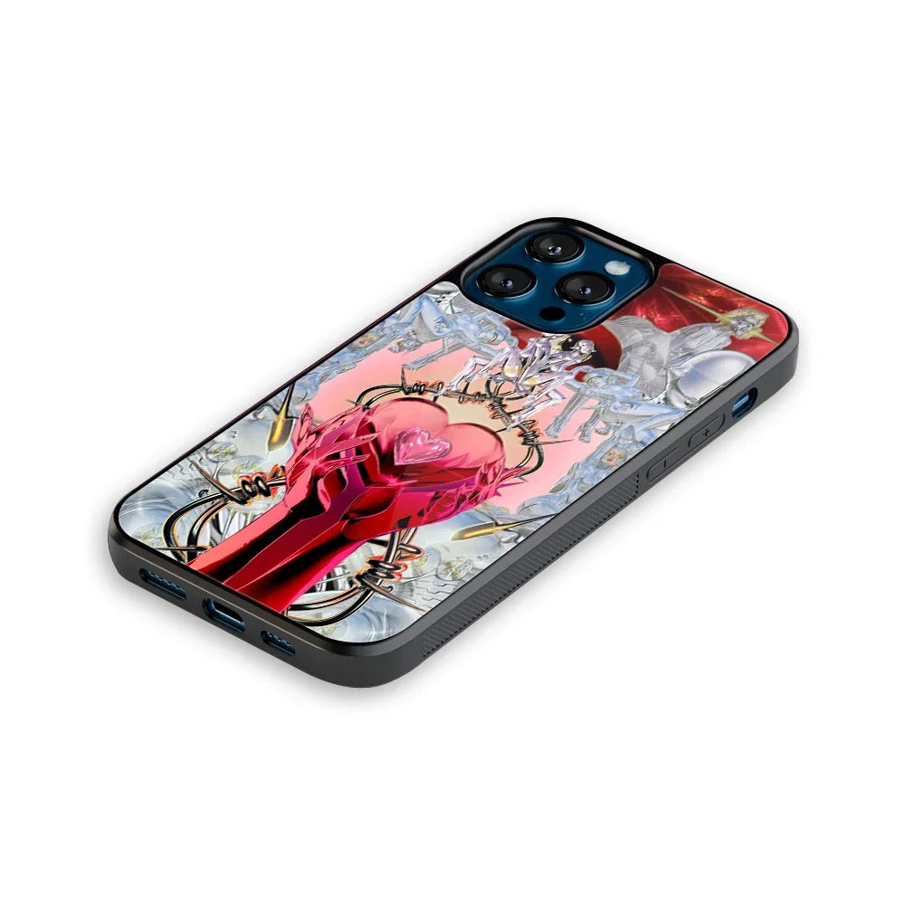 Robo Romance Phone Cover | Glass Case