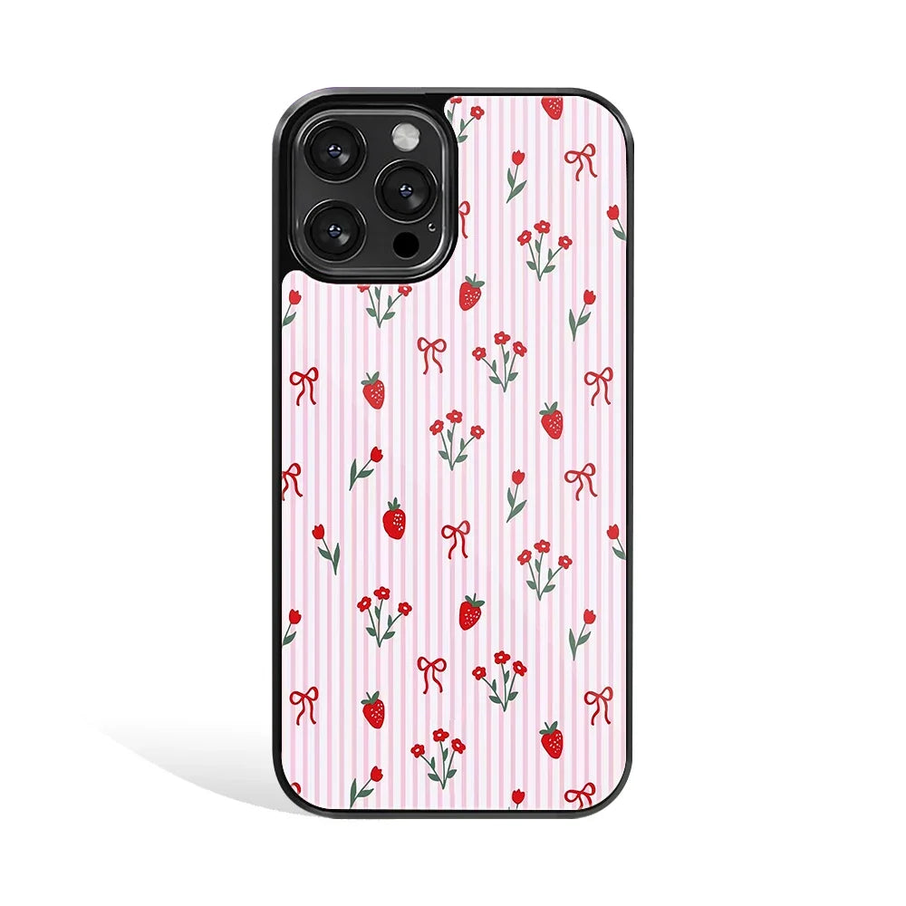 Rosy Picnic Phone Cover | Glass Case