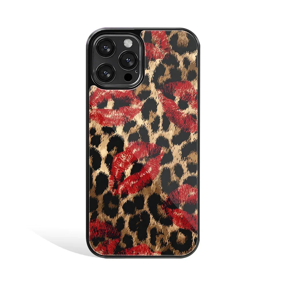 Rouge Feline Phone Cover | Glass Case