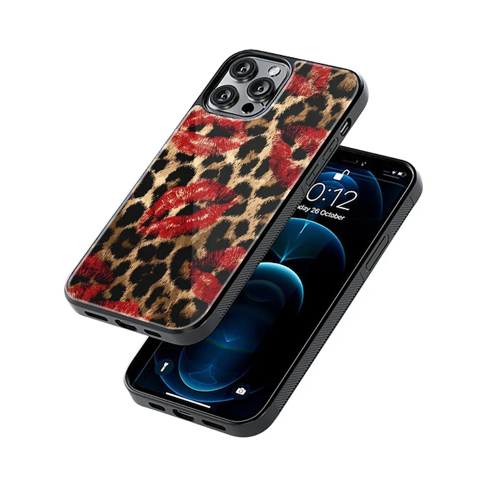 Rouge Feline Phone Cover | Glass Case