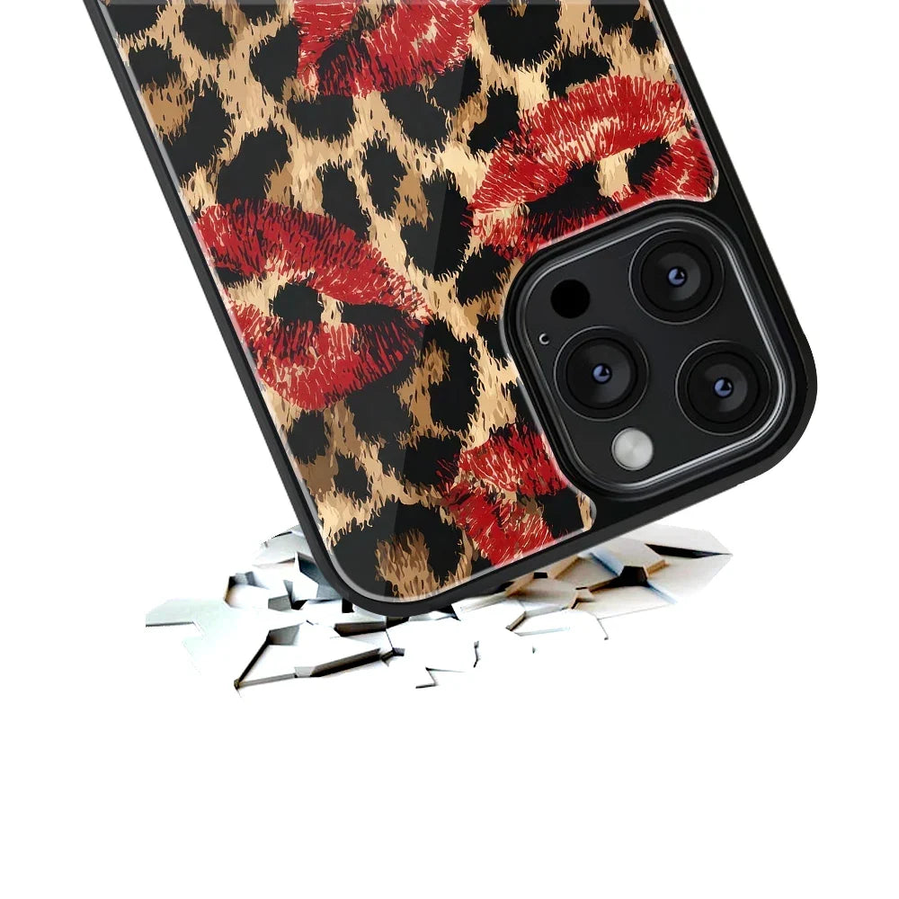 Rouge Feline Phone Cover | Glass Case