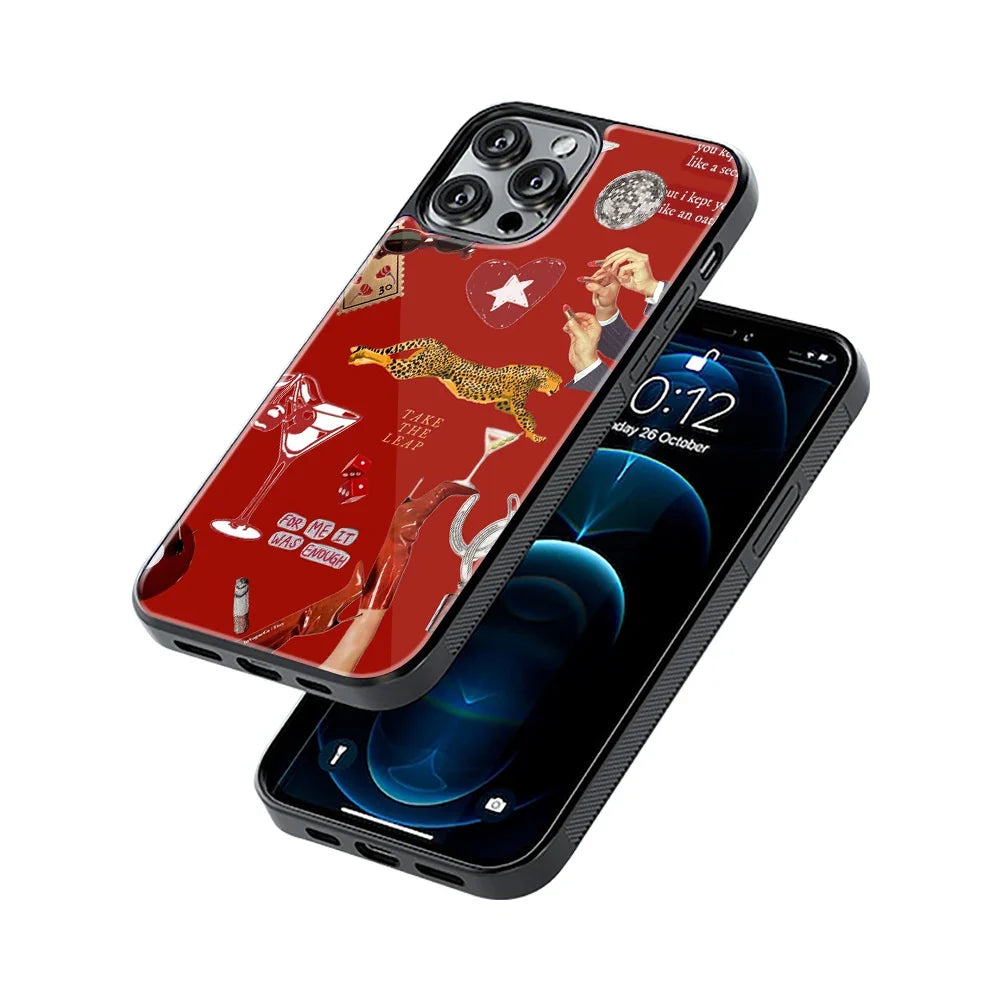 Rouge Muse Phone Cover | Glass Case