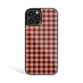 Rustic Gingham Phone Cover | Glass Case