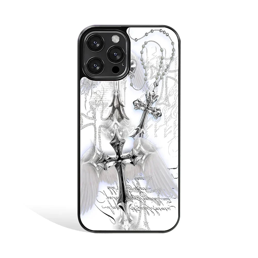 Sacred Wings Phone Cover | Glass Case