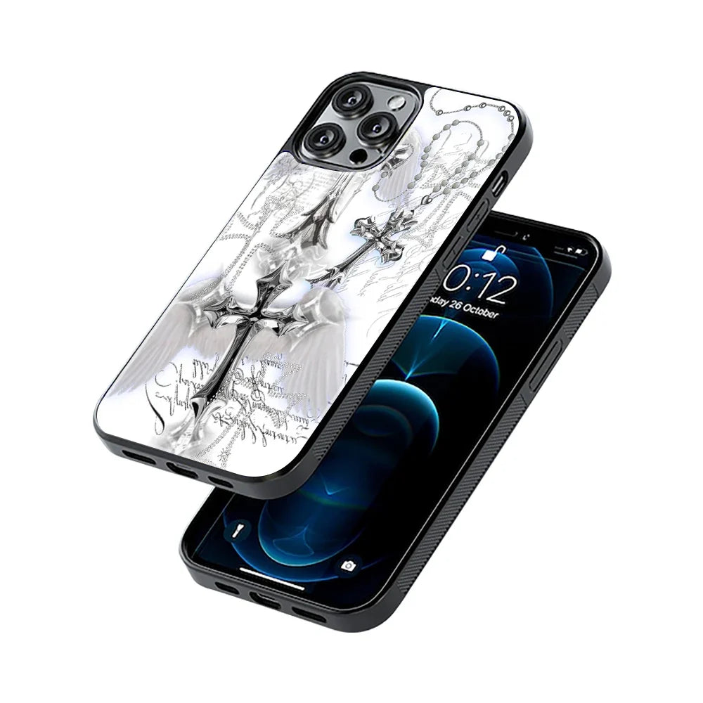 Sacred Wings Phone Cover | Glass Case
