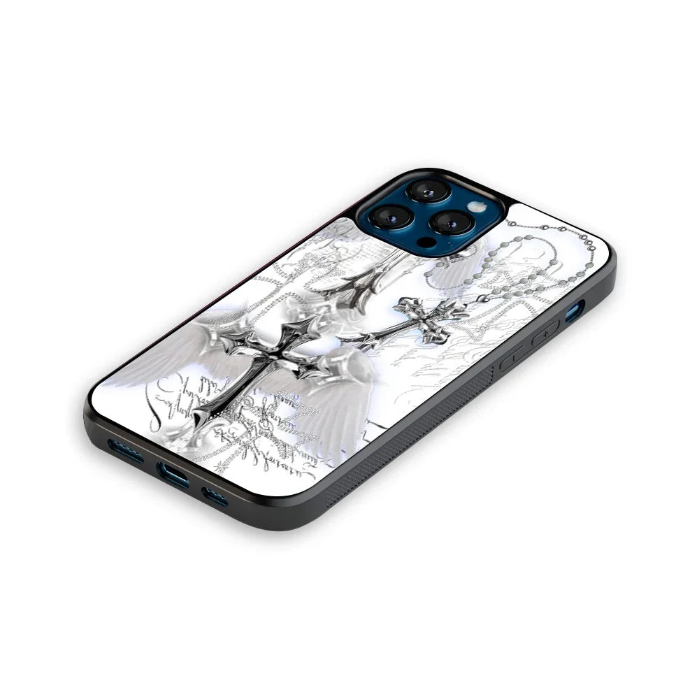 Sacred Wings Phone Cover | Glass Case