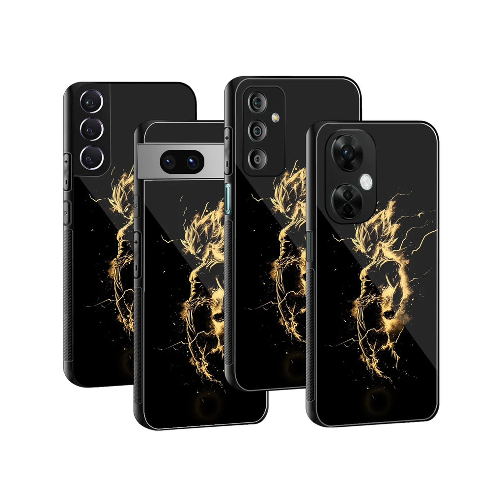 Saiyan Aura Phone Cover | Glass Case