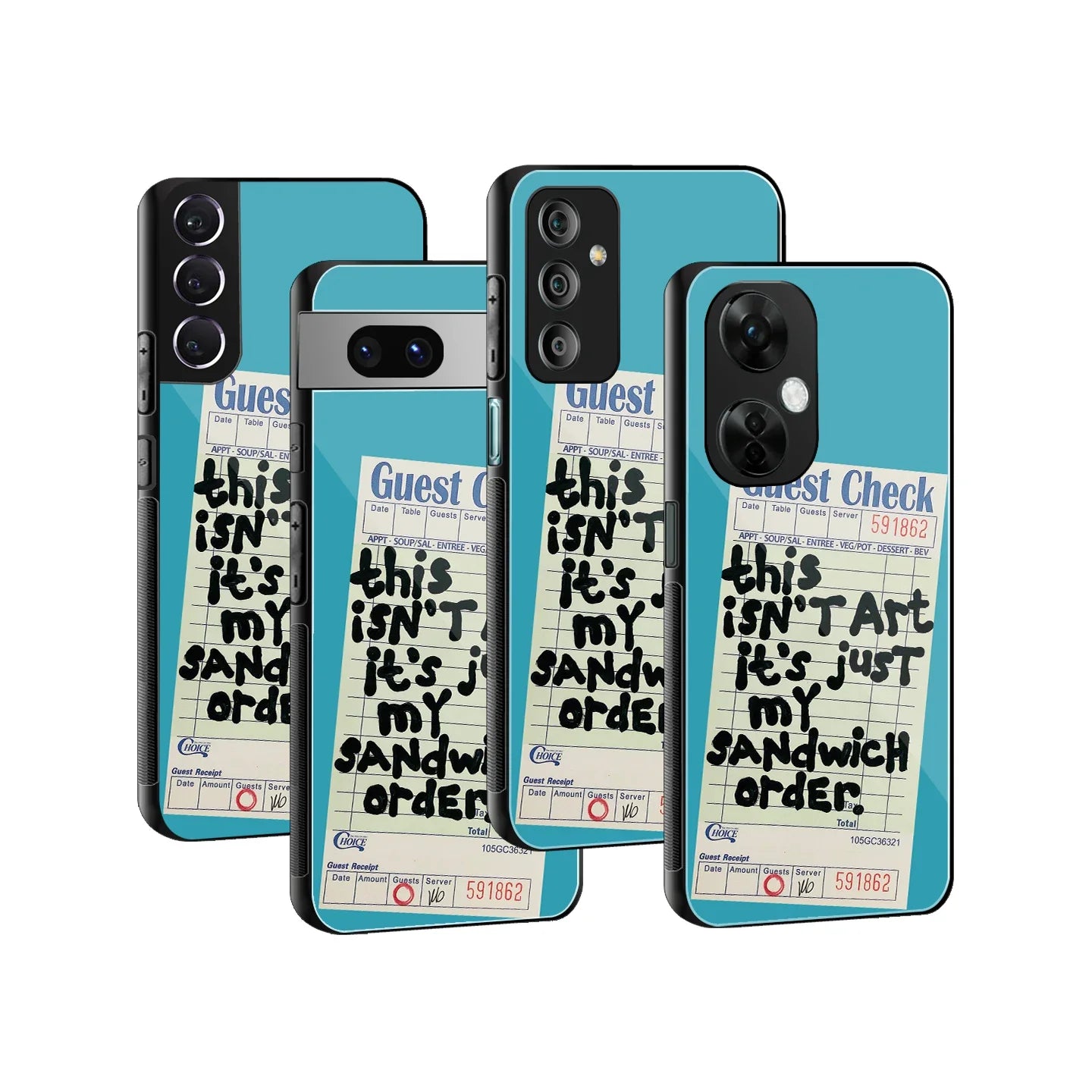 Sandwich Order Phone Cover | Glass Case