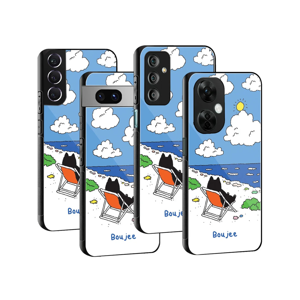 Seaside Chill Phone Cover | Glass Case