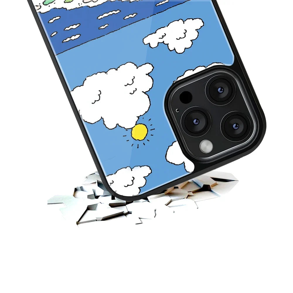 Seaside Chill Phone Cover | Glass Case