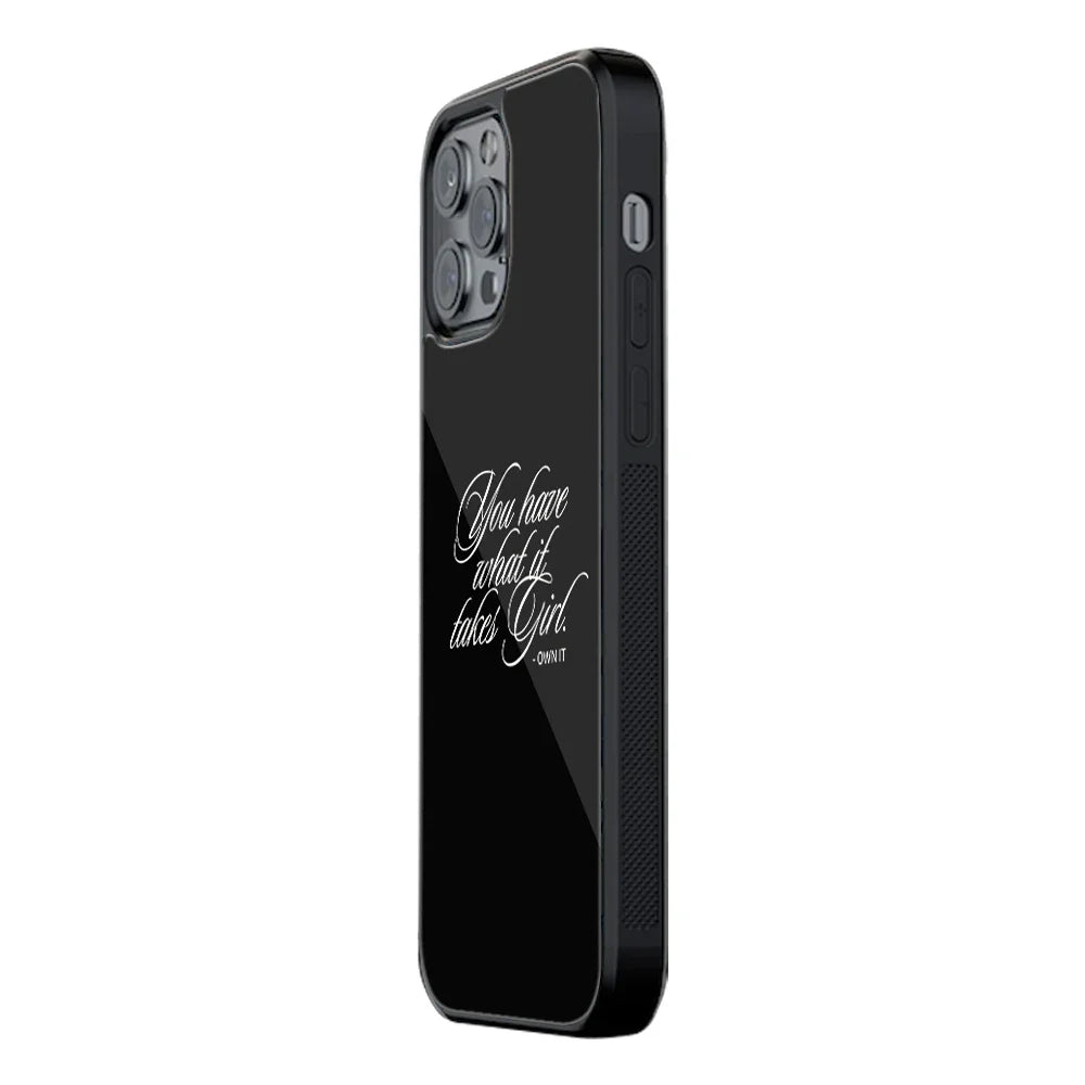 She Knows Phone Cover | Glass Case
