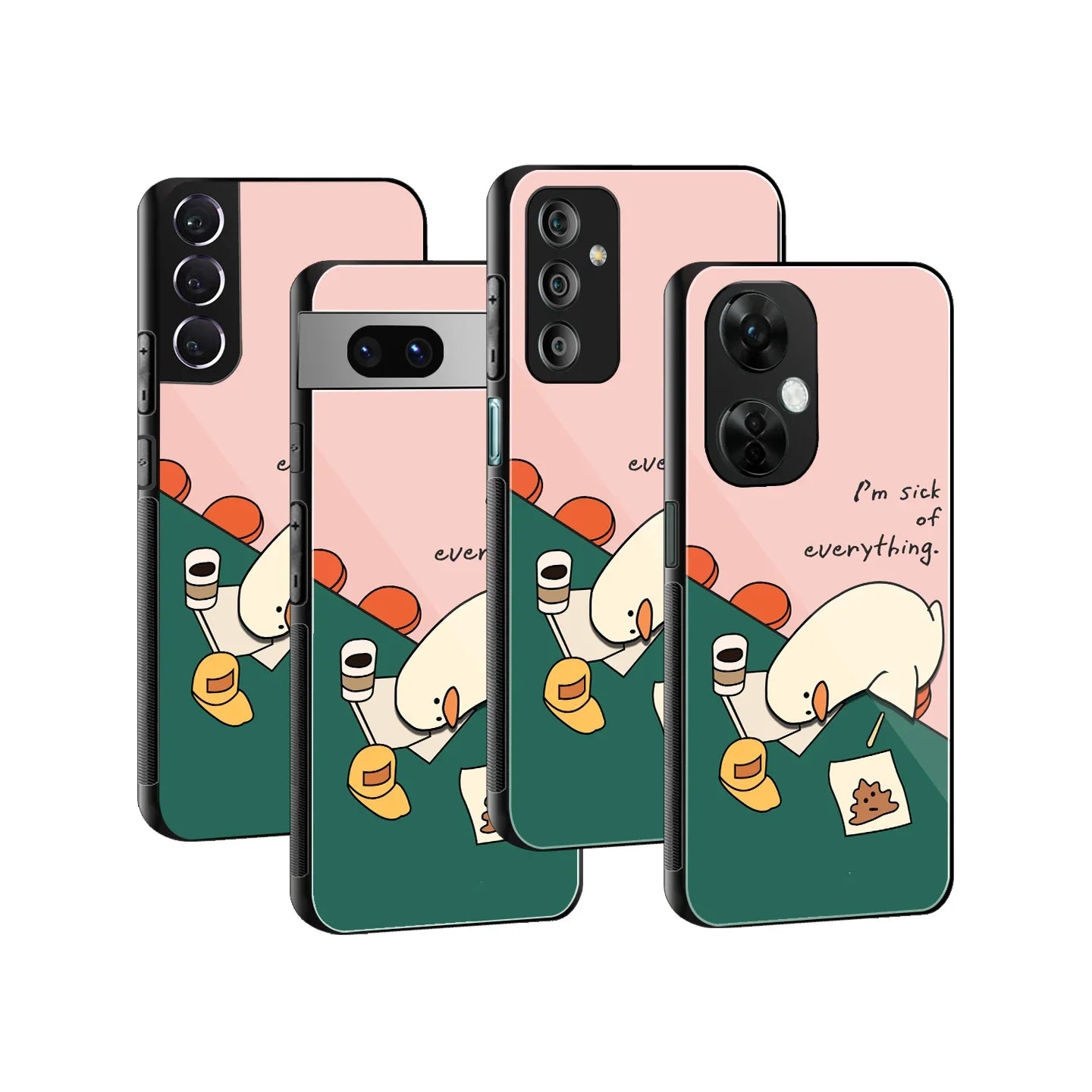 Sick Of Everything Phone Cover | Glass Case