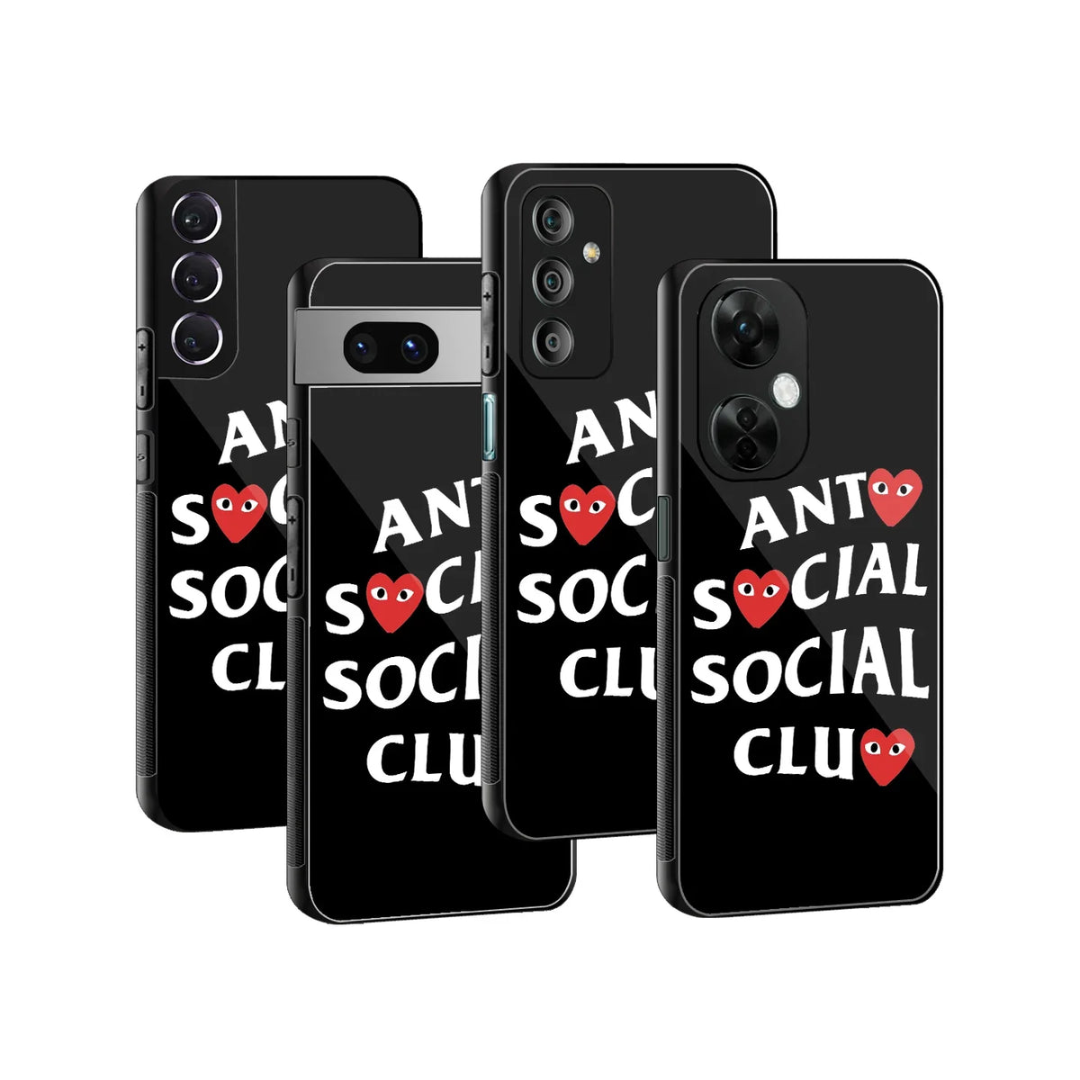 Silent Hearts Club Phone Cover | Glass Case