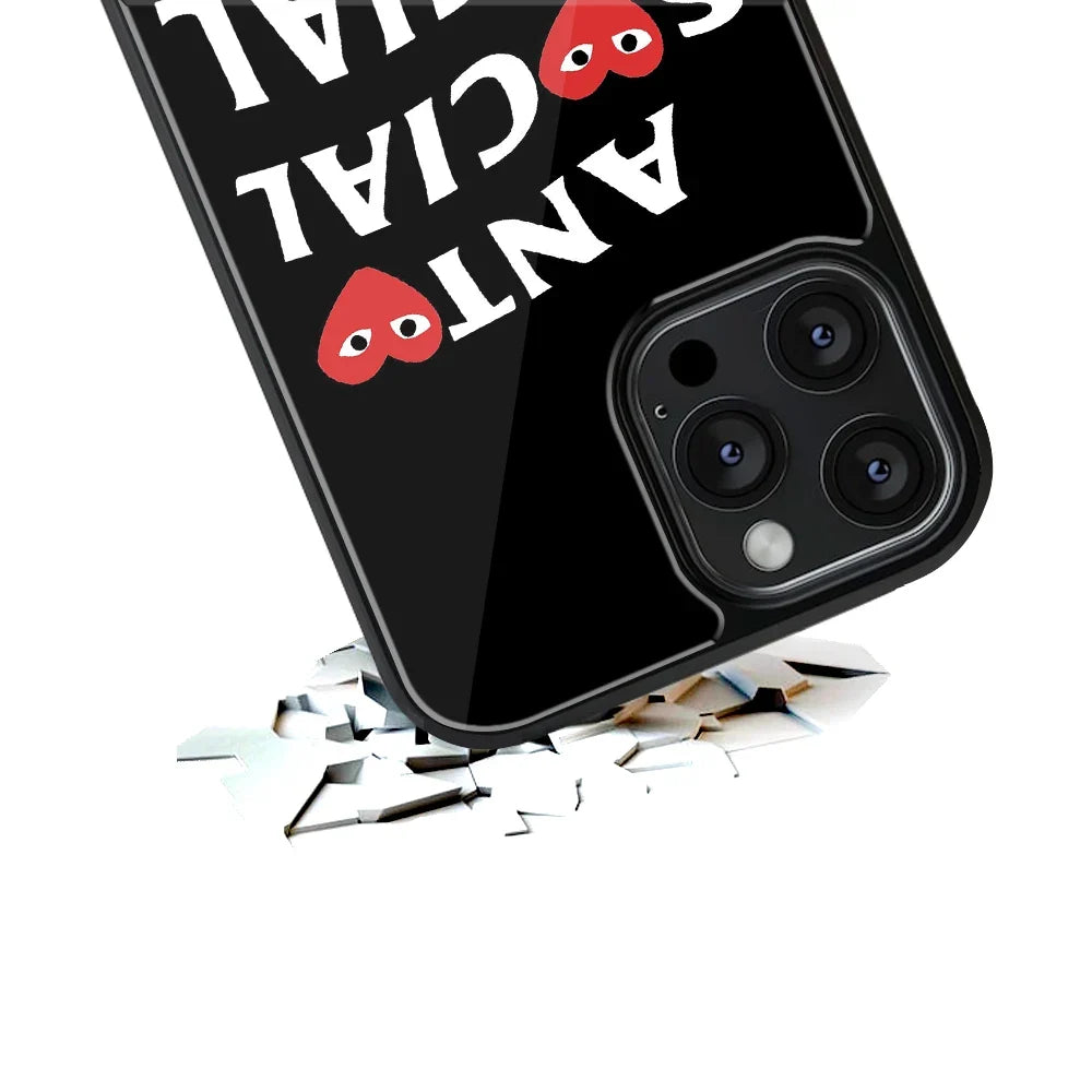 Silent Hearts Club Phone Cover | Glass Case