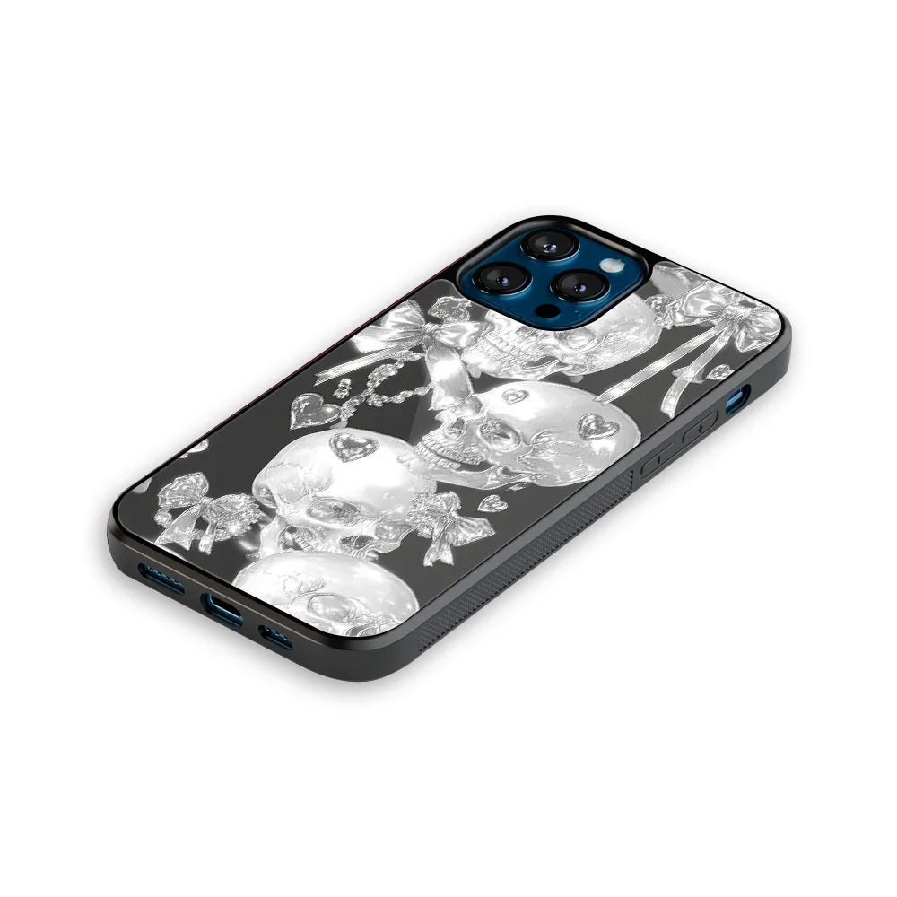 Skull Luxe Phone Cover | Glass Case