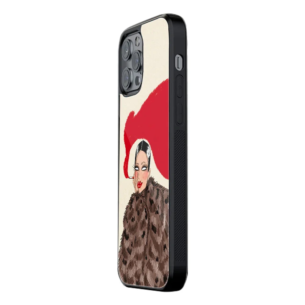 Smoke Up Baddie Phone Cover | Glass Case