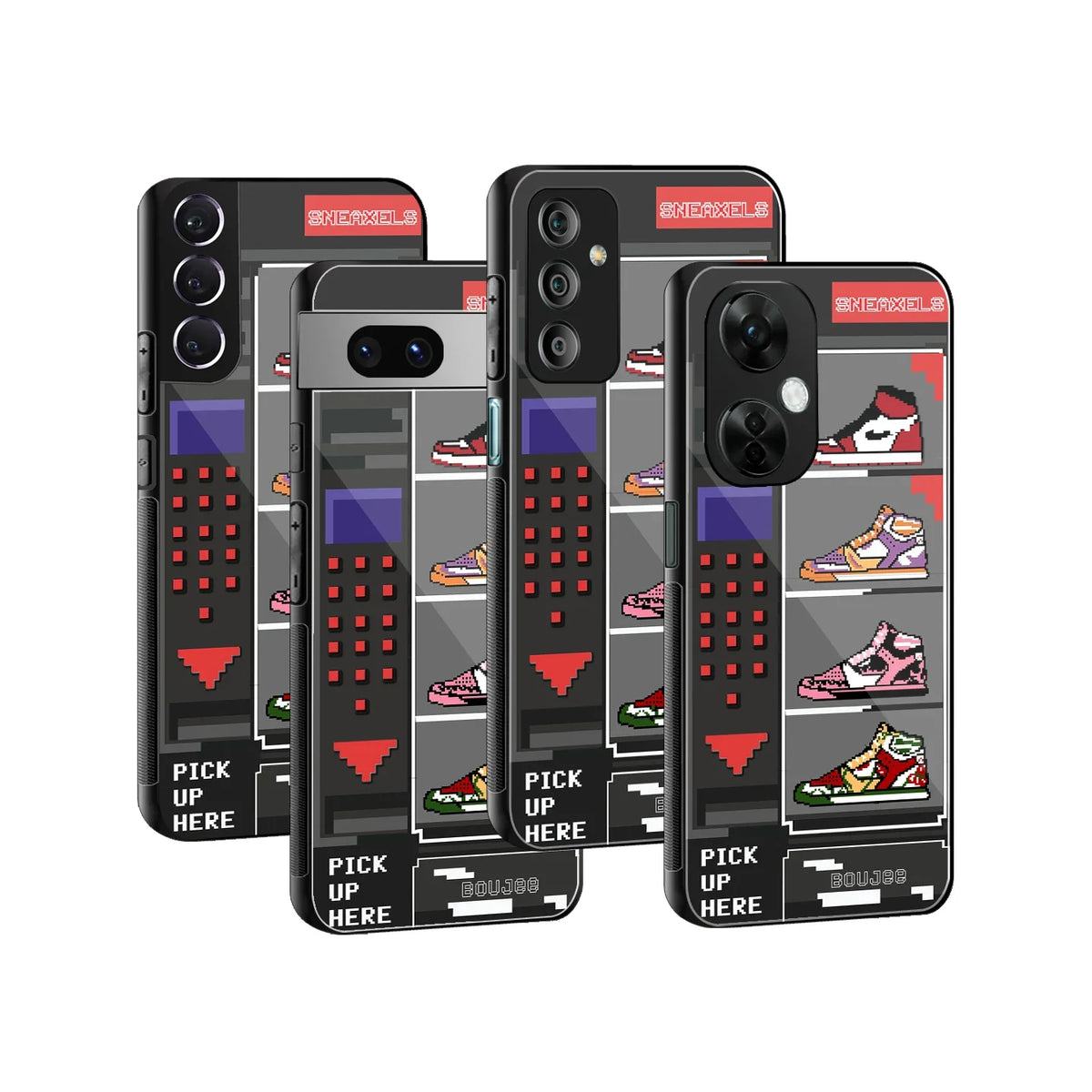 Sneaxels Phone Cover | Glass Case