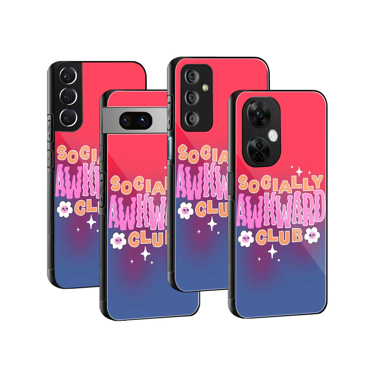 Socially Awkward Club Phone Cover | Glass Case