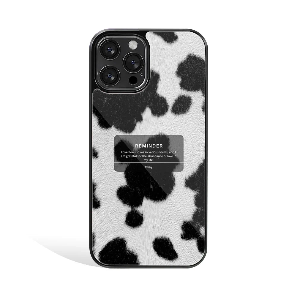 Soft Reminder Phone Cover | Glass Case