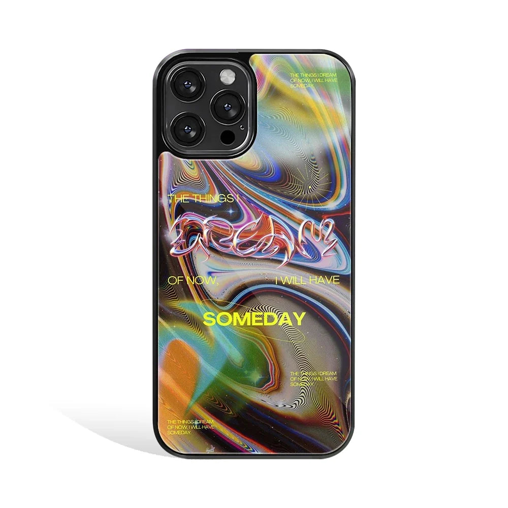 Someday Soon Aesthetic Phone Cover | Glass Case