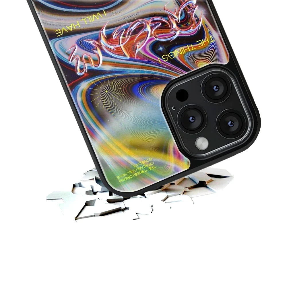 Someday Soon Aesthetic Phone Cover | Glass Case