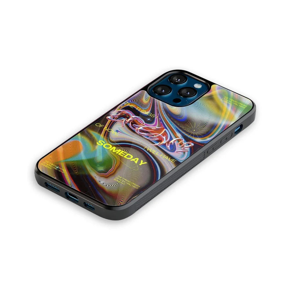 Someday Soon Aesthetic Phone Cover | Glass Case