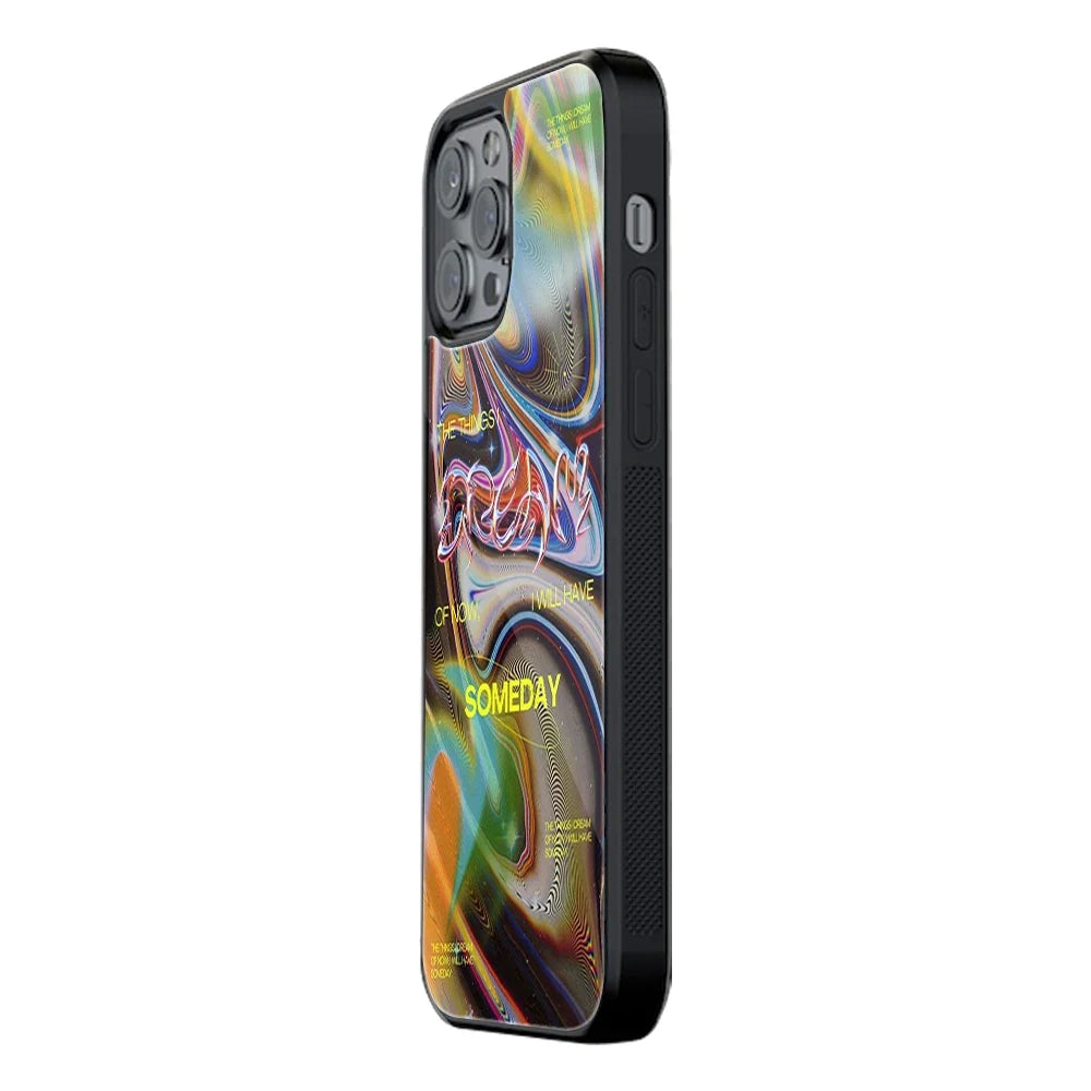 Someday Soon Aesthetic Phone Cover | Glass Case