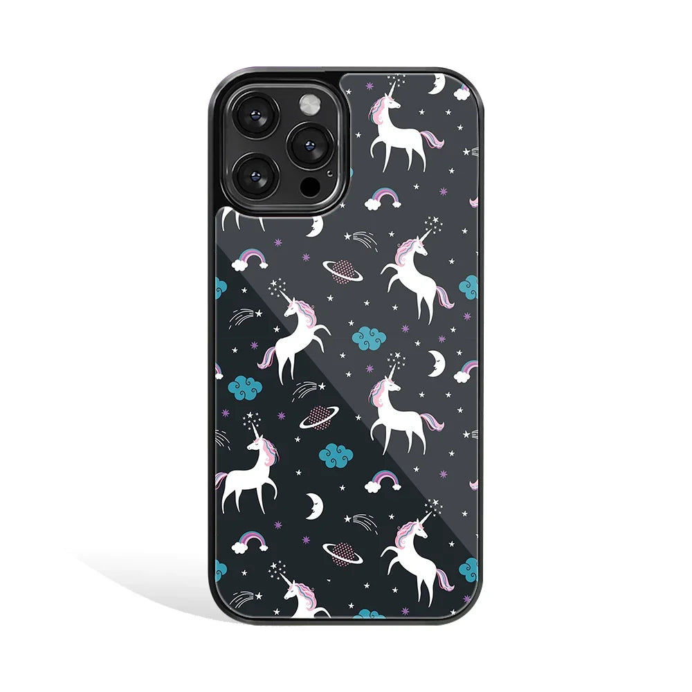 Spatial Unicorn Galaxy Phone Cover | Glass Case