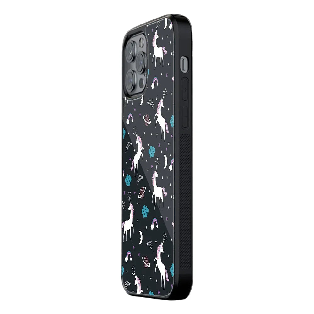 Spatial Unicorn Galaxy Phone Cover | Glass Case