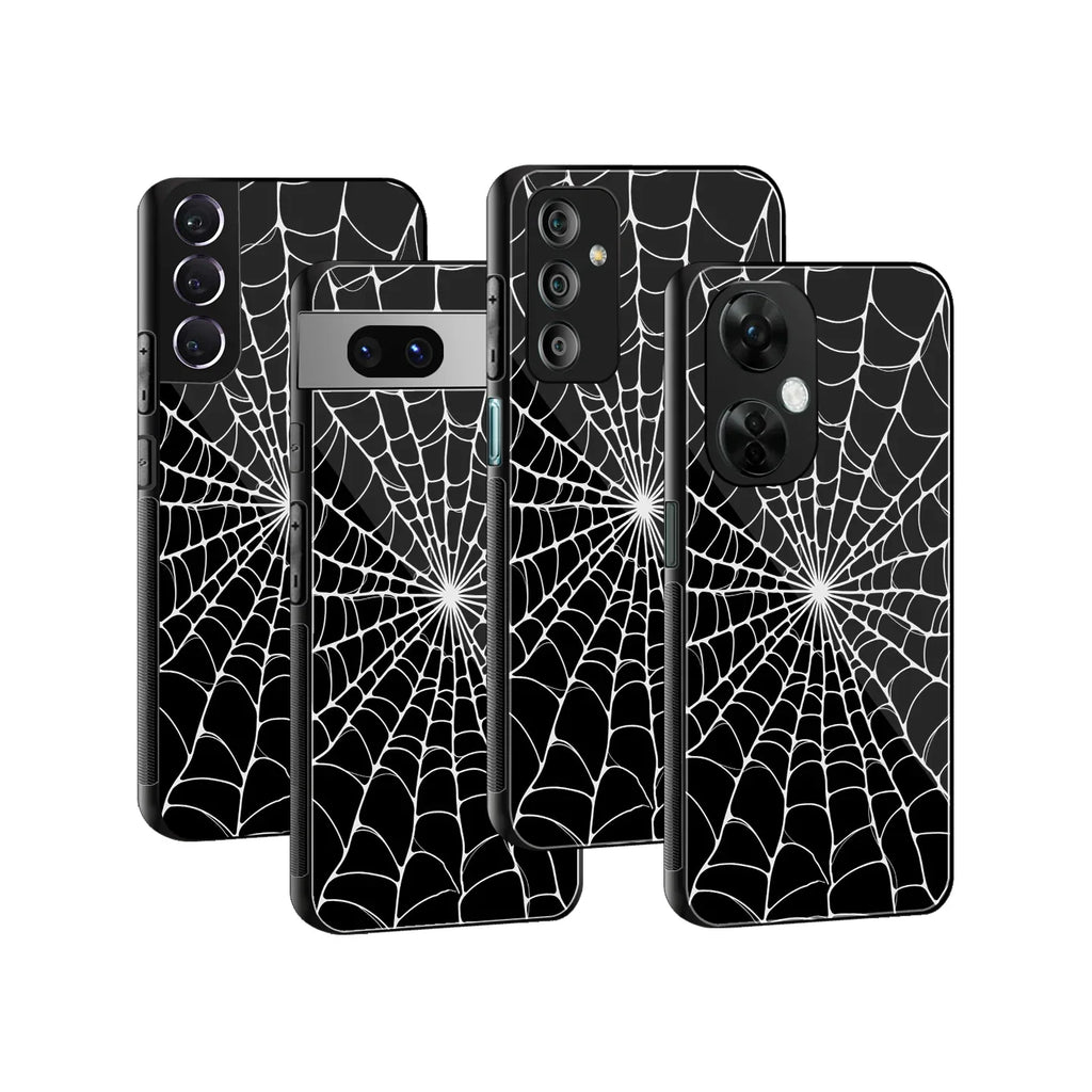 Spider Swirl Phone Cover | Glass Case
