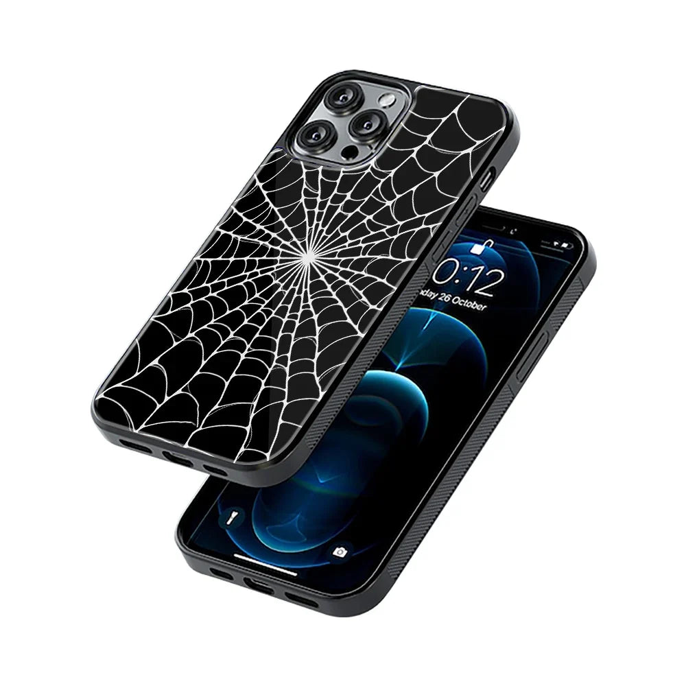 Spider Swirl Phone Cover | Glass Case