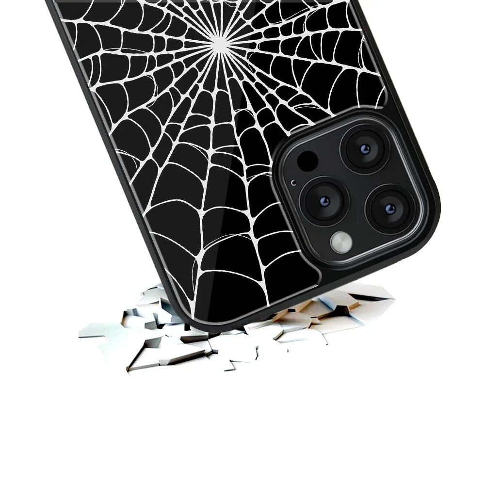 Spider Swirl Phone Cover | Glass Case