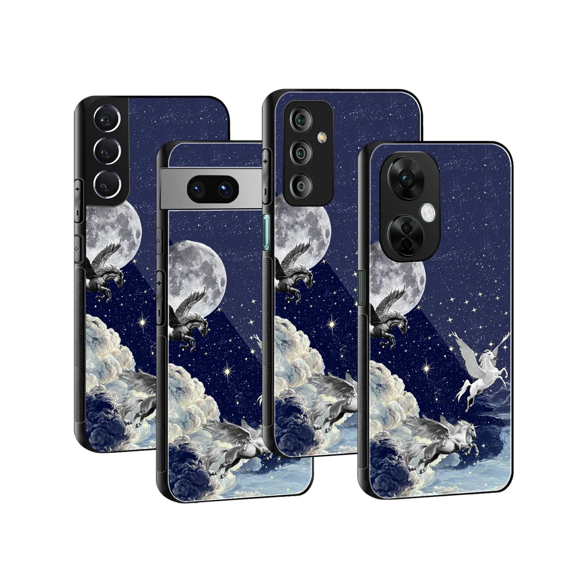 Stardust Pegasus Phone Cover | Glass Case