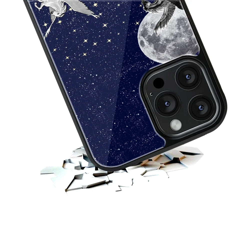 Stardust Pegasus Phone Cover | Glass Case