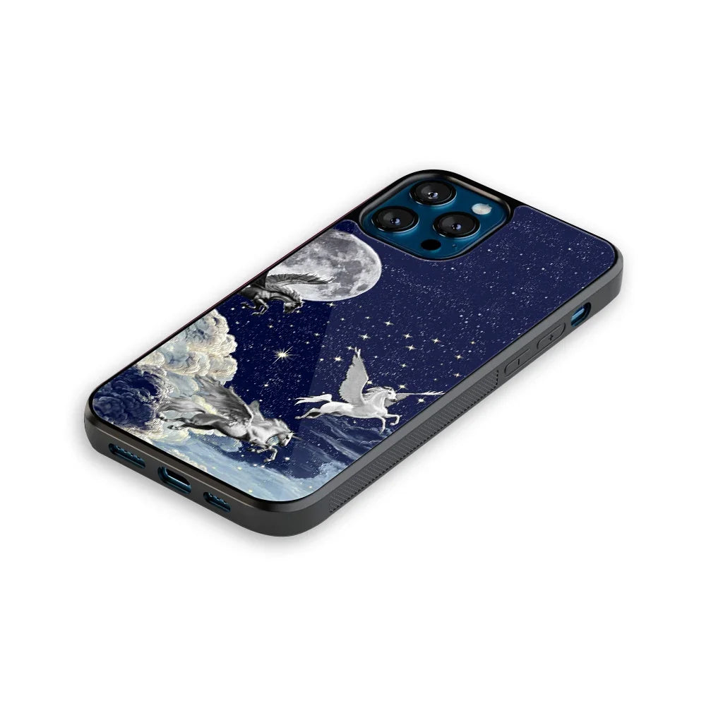 Stardust Pegasus Phone Cover | Glass Case