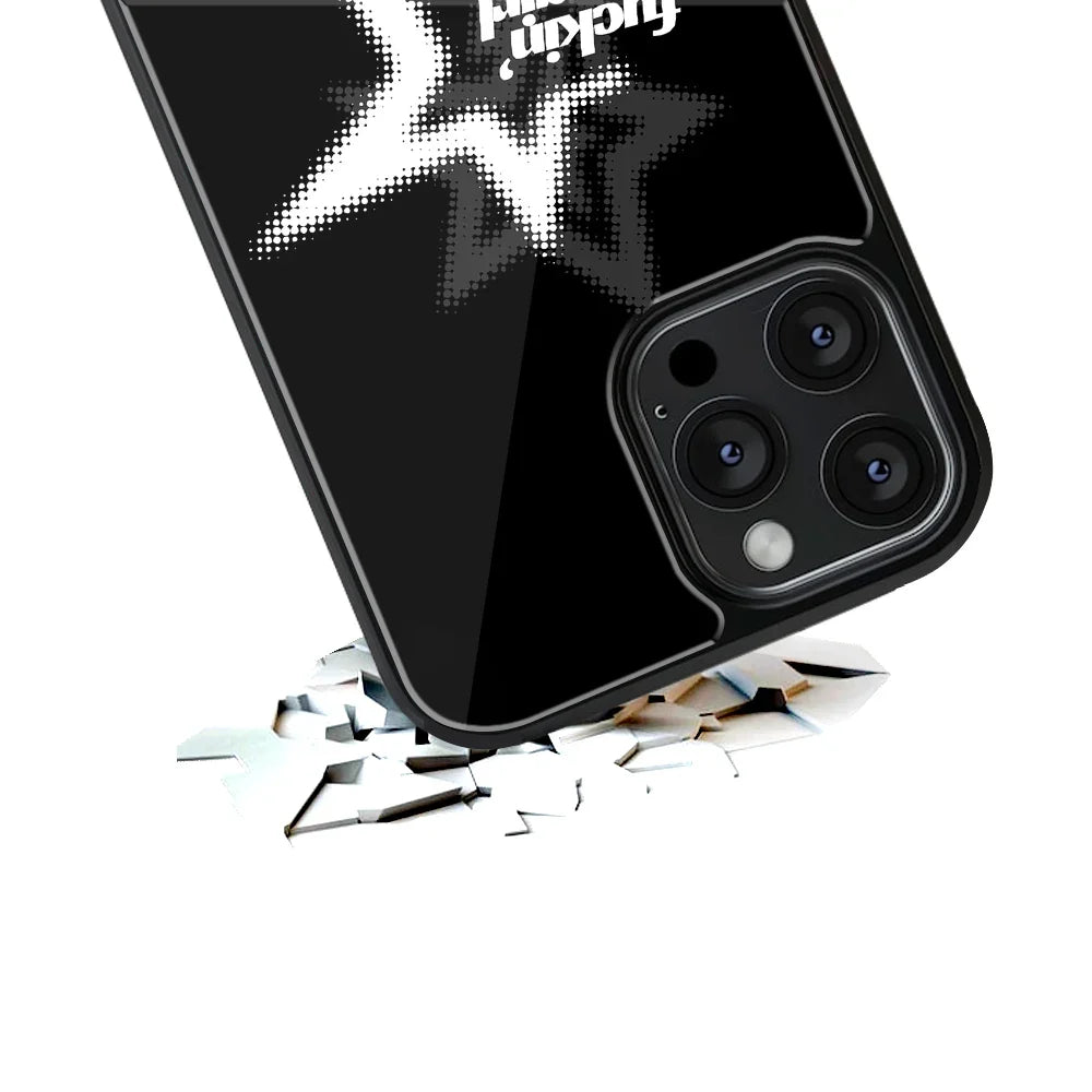Stargirl Black Phone Cover | Glass Case