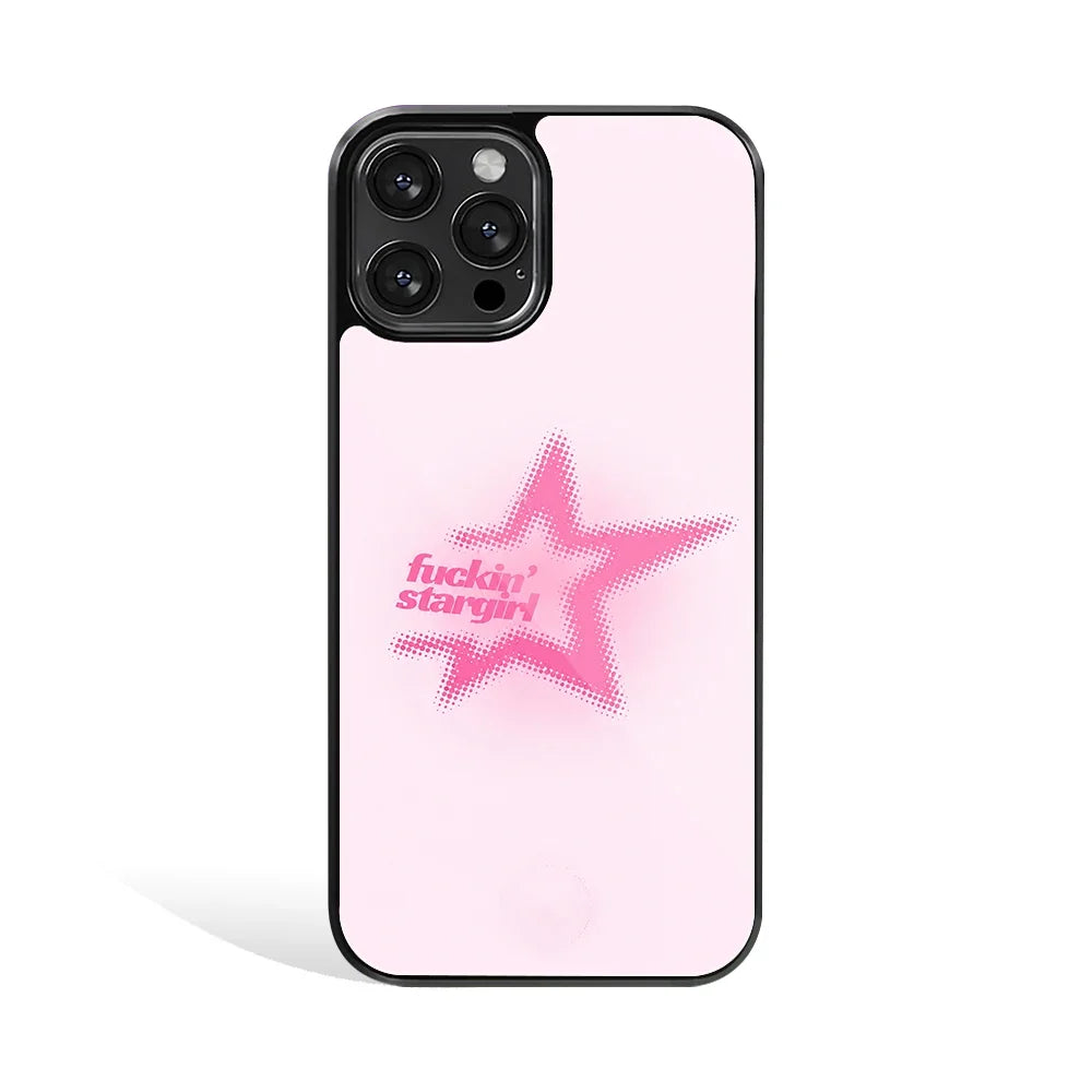 Stargirl Pink Phone Cover | Glass Case