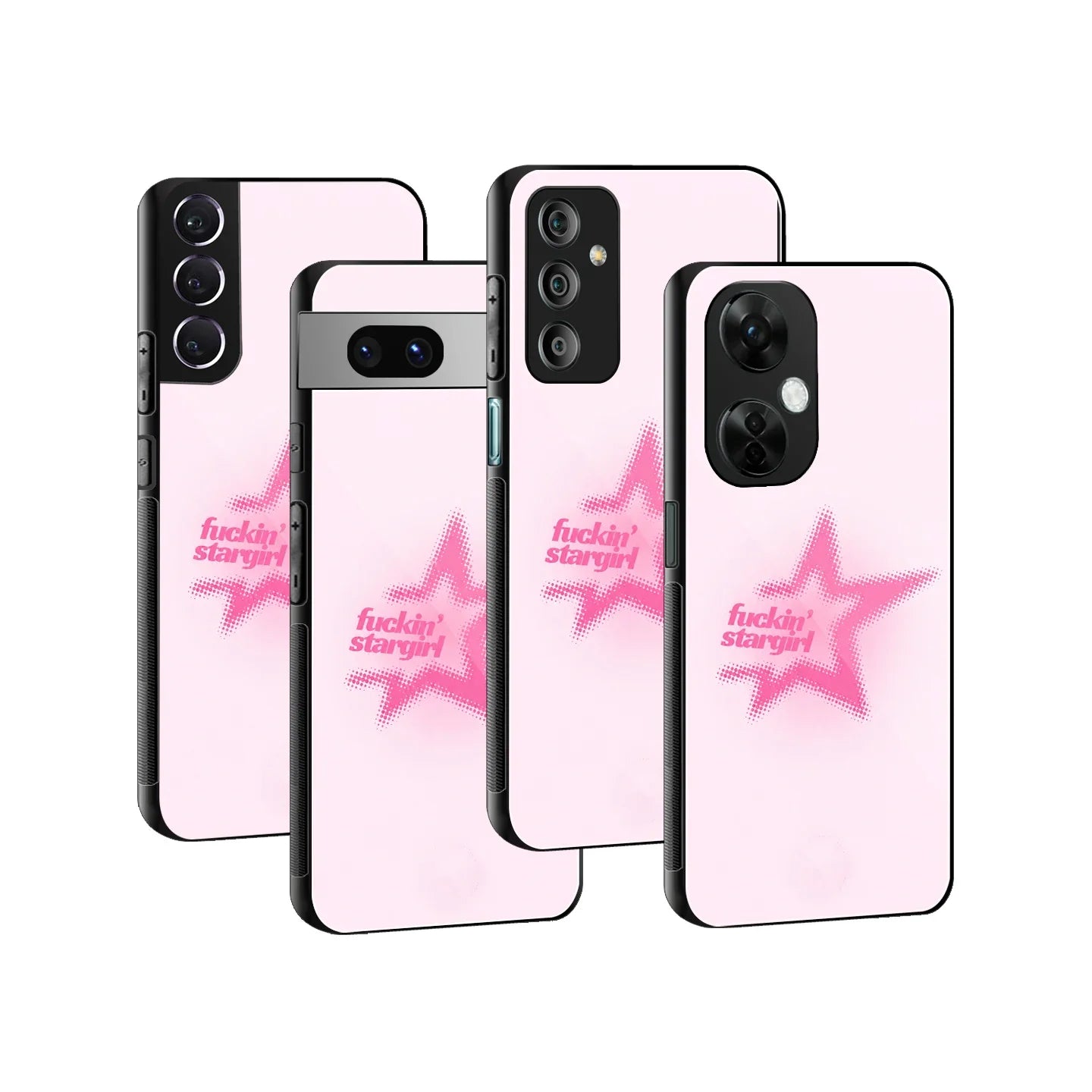 Stargirl Pink Phone Cover | Glass Case