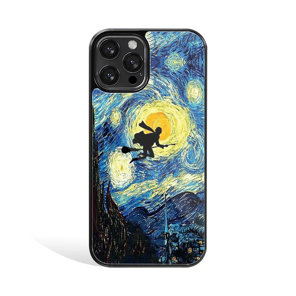 Starry Hogwarts Phone Cover | Glass Case