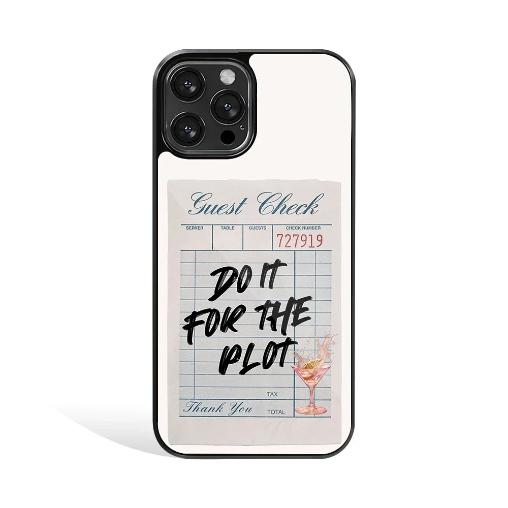 Story Sip Phone Cover | Glass Case