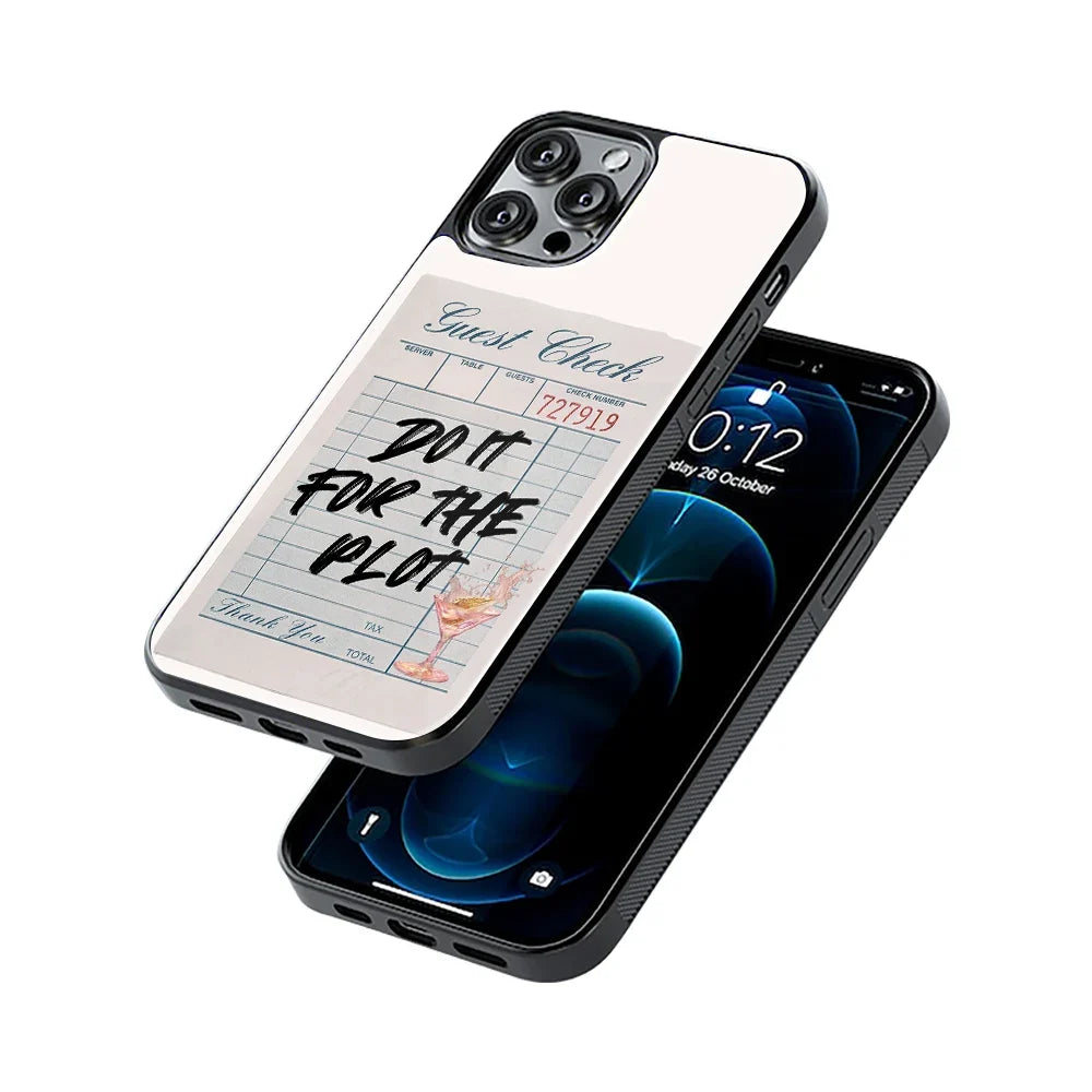 Story Sip Phone Cover | Glass Case