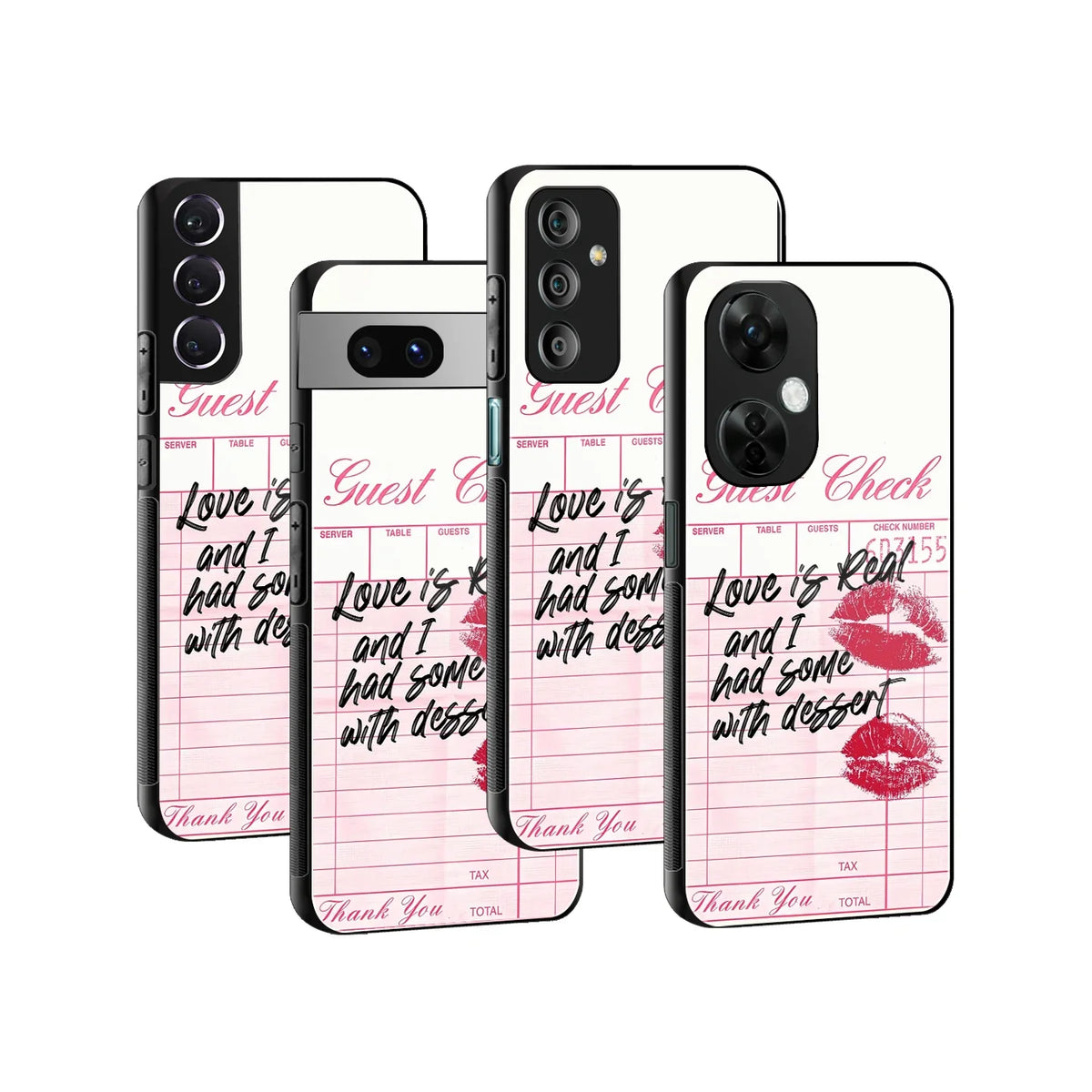 Sugar Receipt Phone Cover | Glass Case