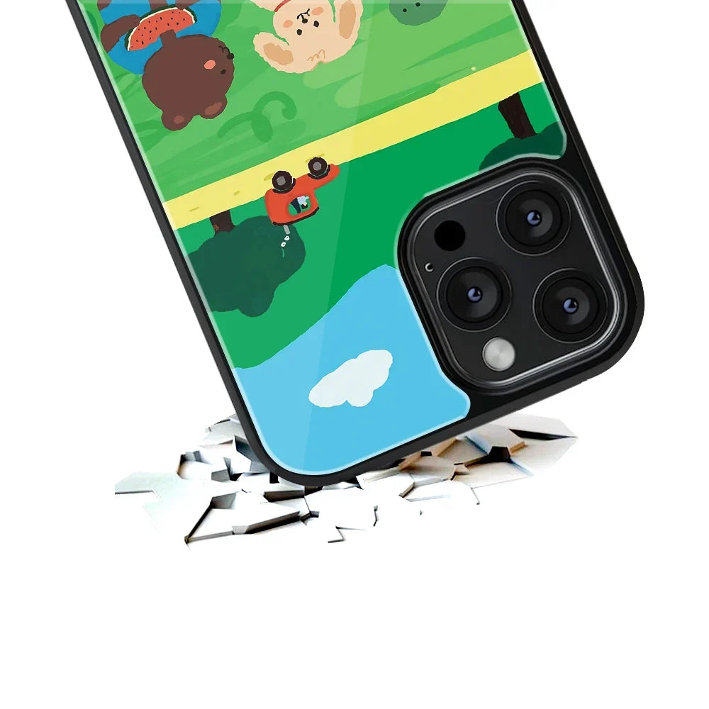 Sunny Fields Phone Cover | Glass Case