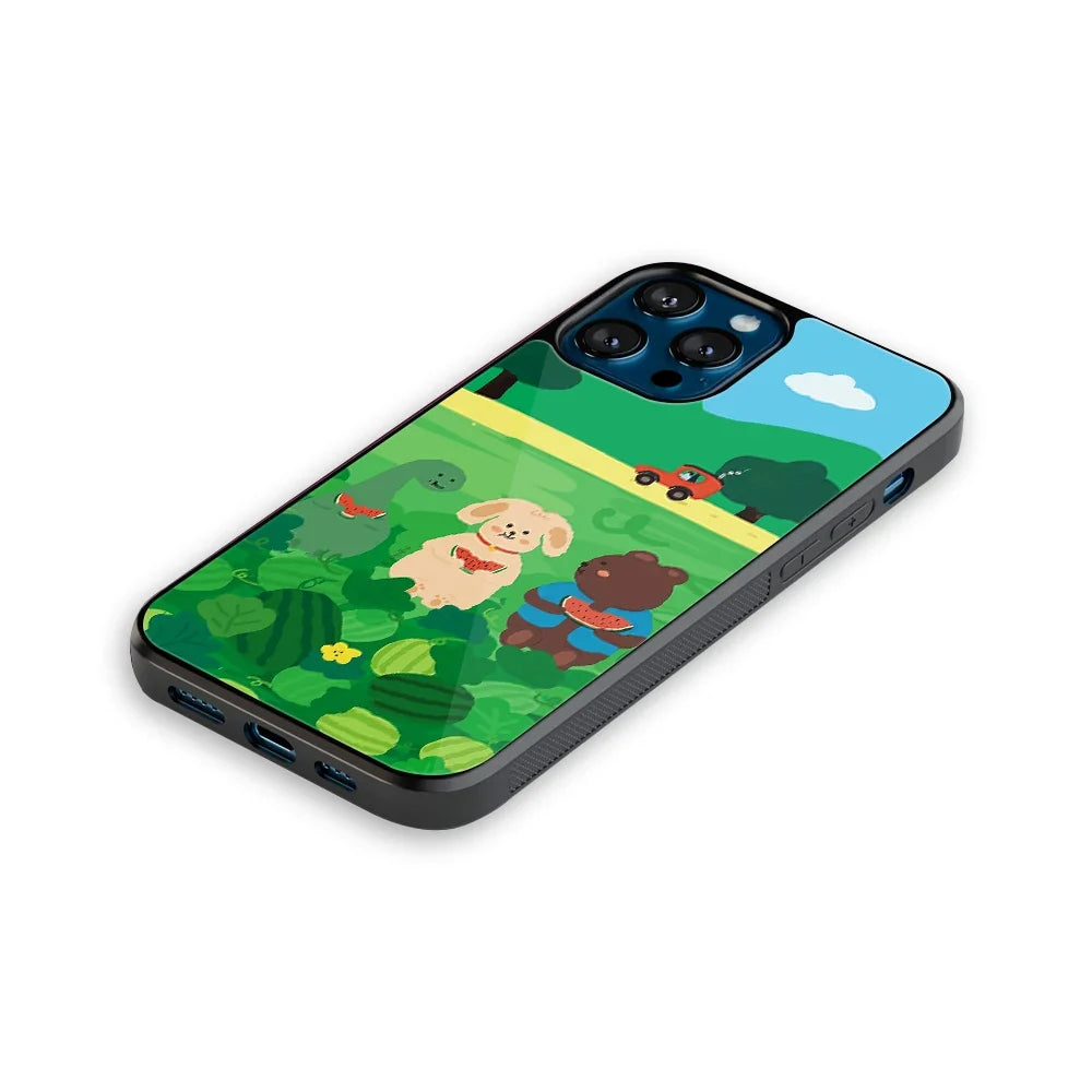 Sunny Fields Phone Cover | Glass Case